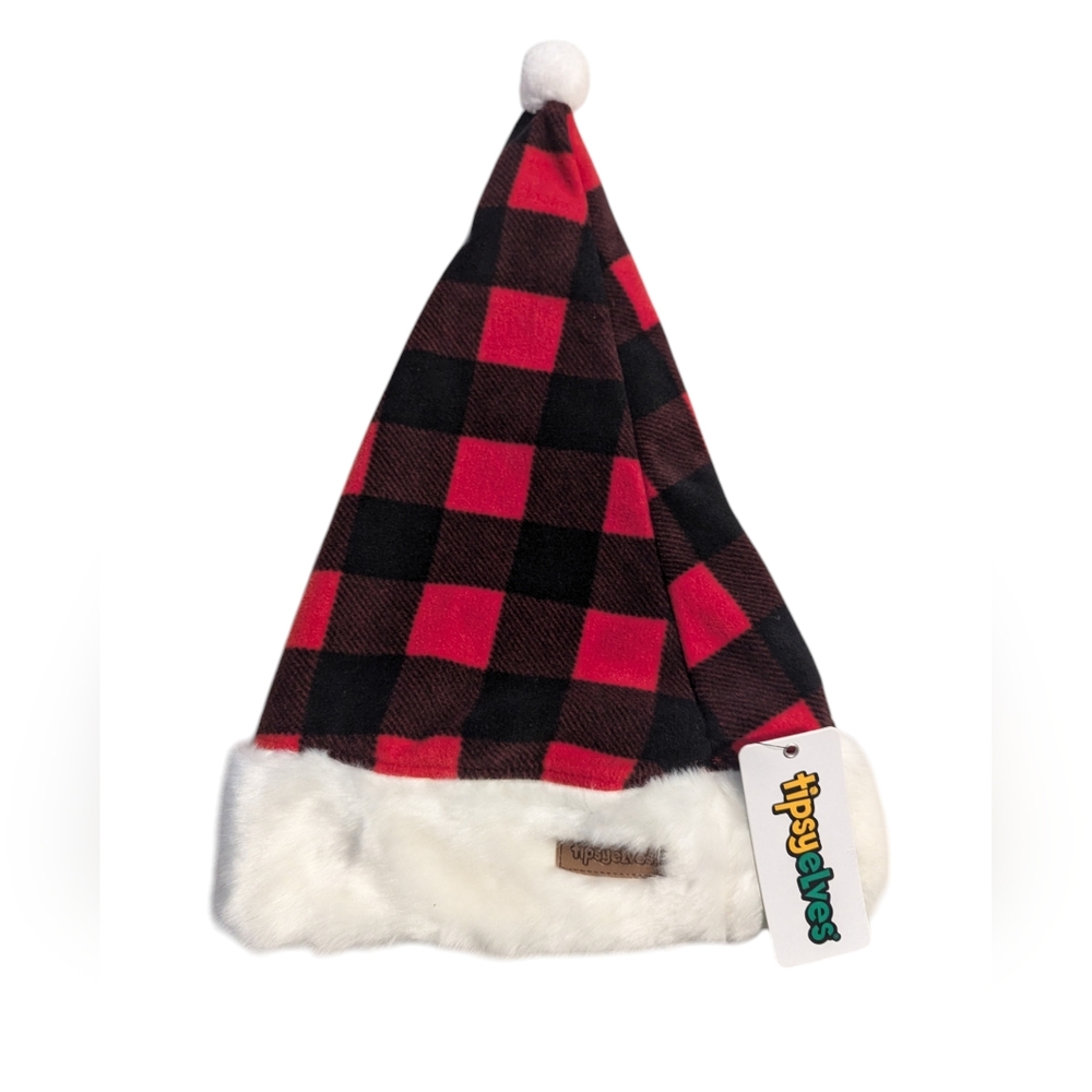 TIPSY ELVES Lumberjack‎ Santa Hat Unisex